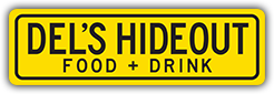 Del's Hideout Logo